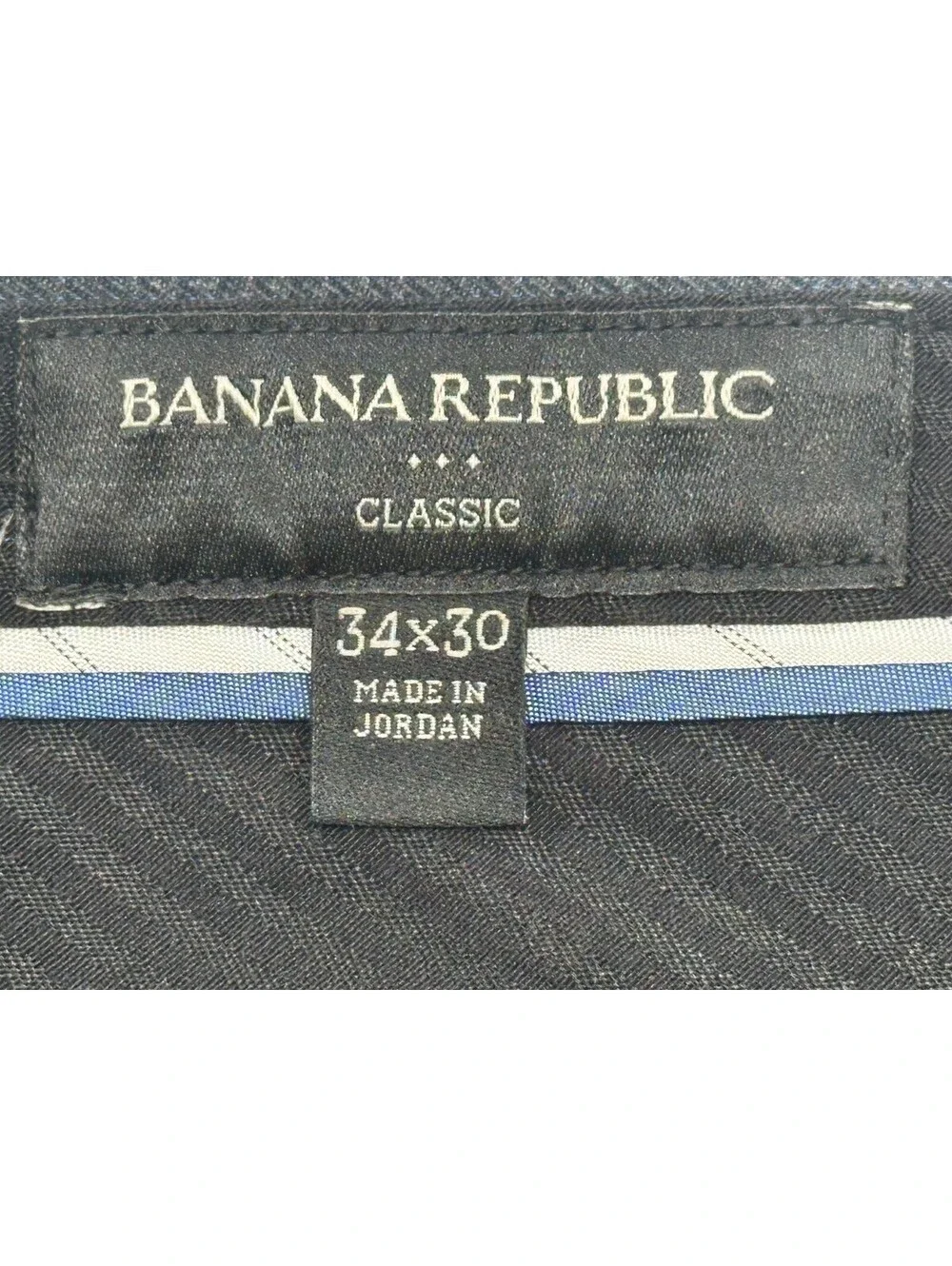 Banana Republic Classic Straight Dress Pants Black Men 34/30
